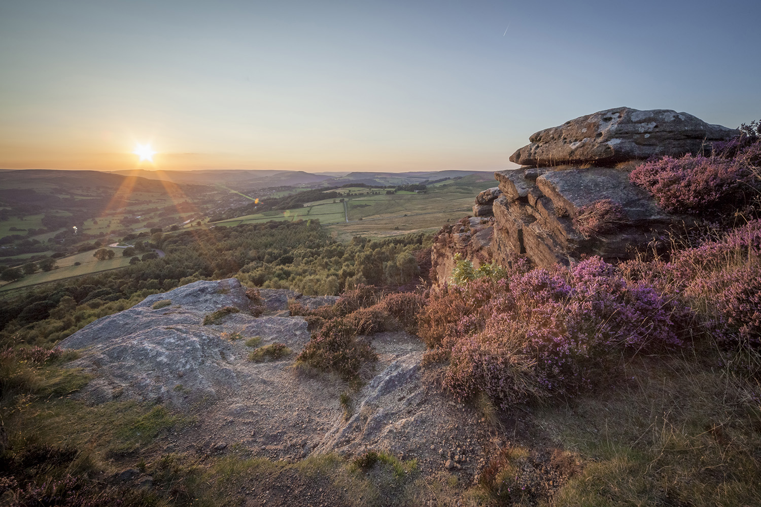 Peak District ‘Surprise Sunset’, Premium Collection Photograph Peak District Landscapes colour