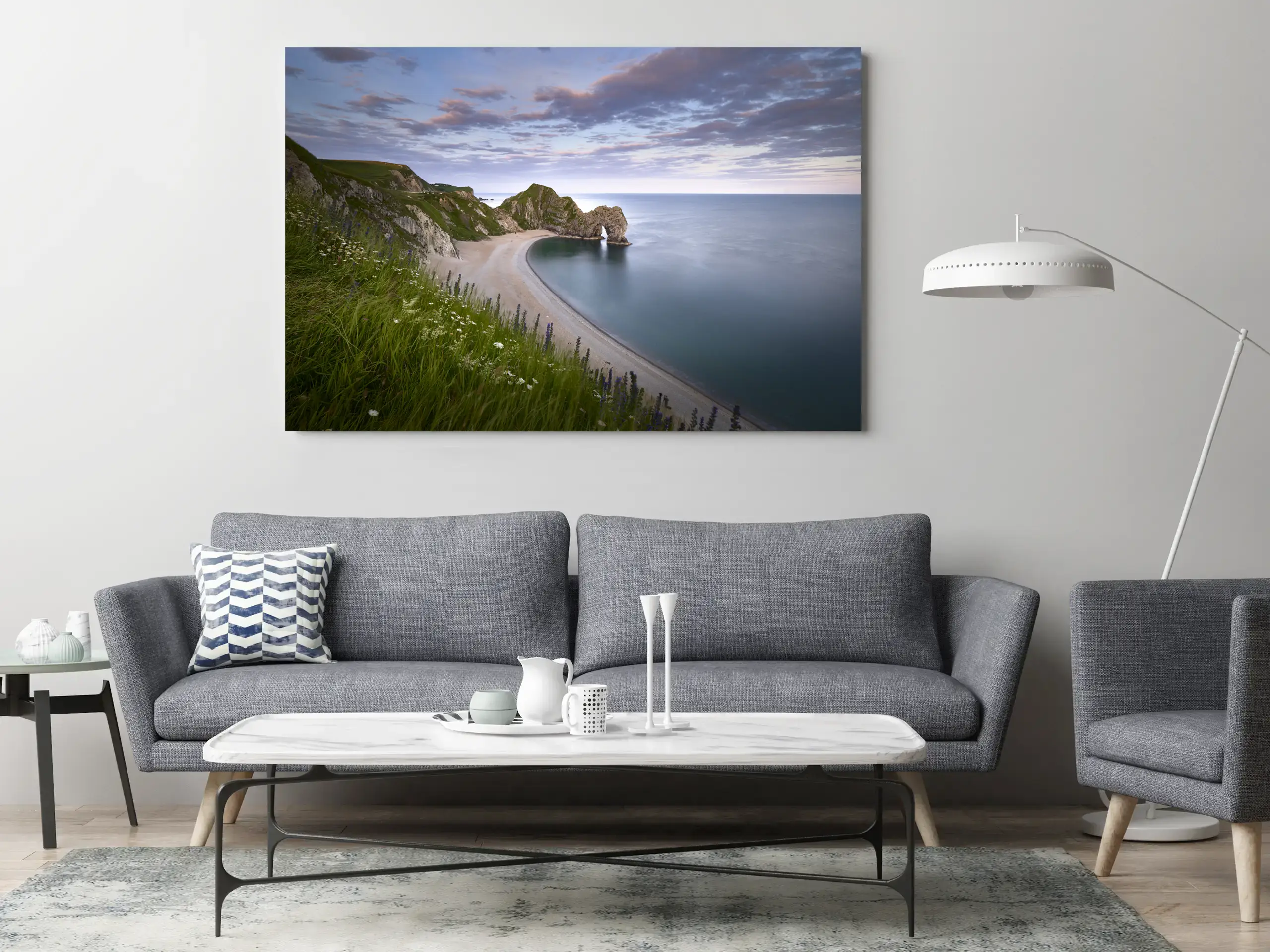 Durdle Door Sunset alu print