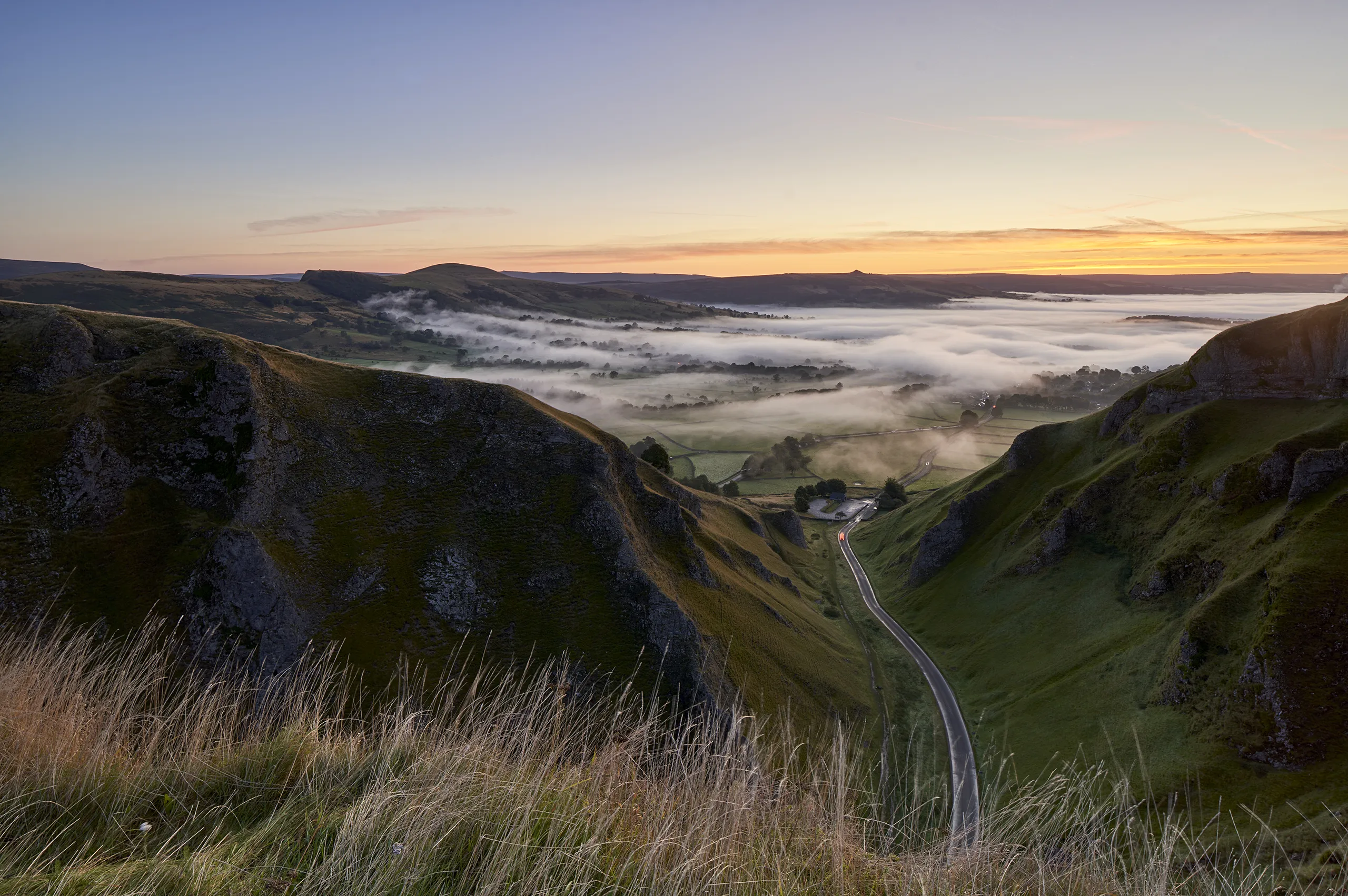 Winnats Pass Inversion Sunrise